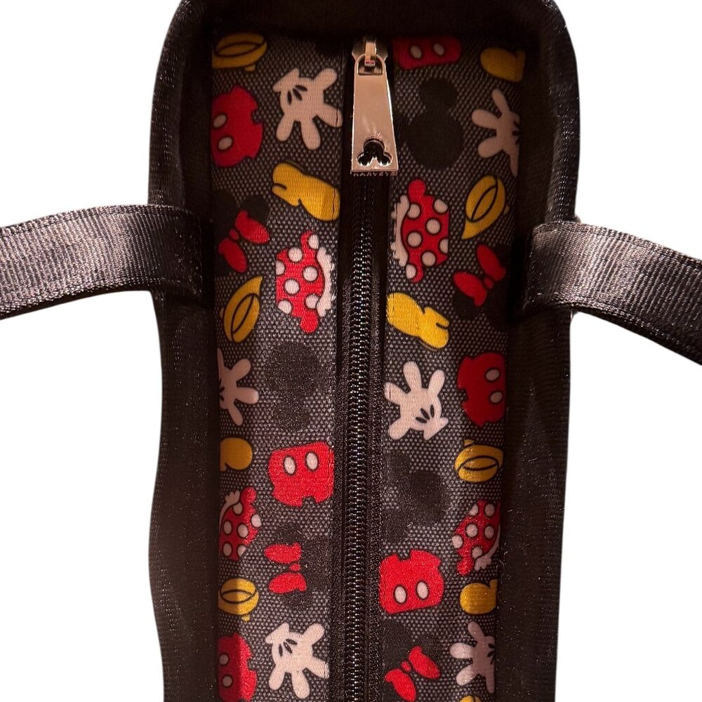 Harvey’s Disney Seatbelt I Love You to Pieces Mickey Mouse Baguette Tote - Picture 4 of 5